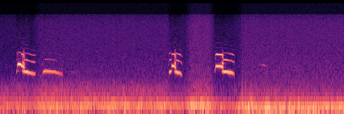 Spectrogram: Solitary Wolf Howling With Vocal Cracking
